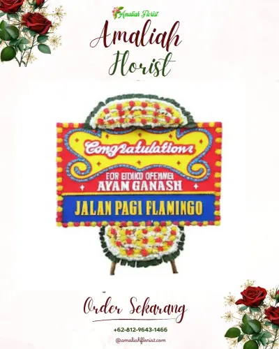 Bunga Papan Congratulation di Gajahan